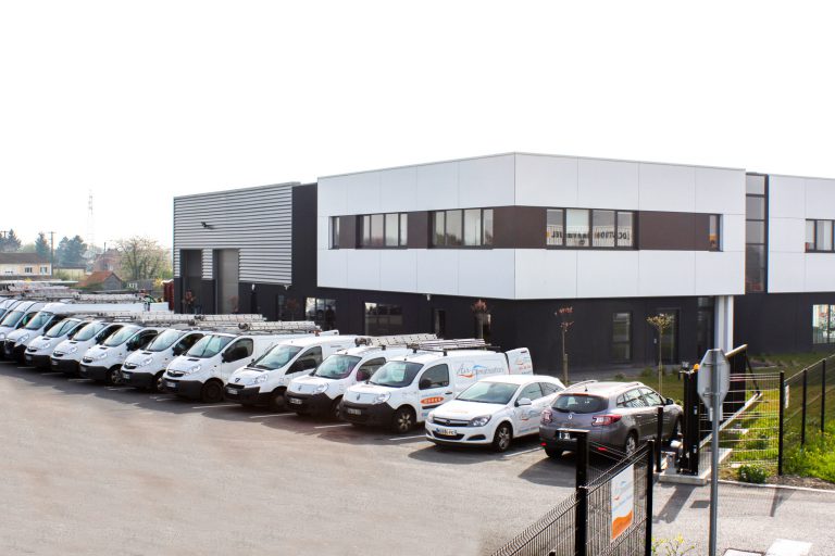 Locaux d'Air Clim, entreprise de chauffage et climatisation situé à Loison sous Lens, près de Lille, Arras, Amiens etc...